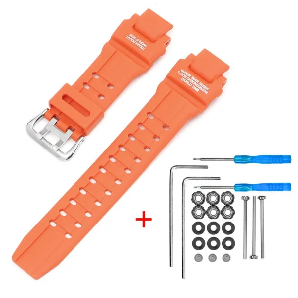 Ремешок для Casio G-Shock GA-1000 Orange SI фото 1