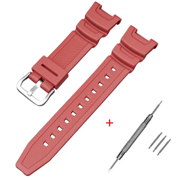 Ремешок для Casio SGW-100 Red SI фото 1