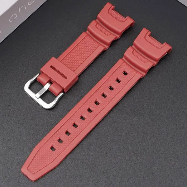 Ремешок для Casio SGW-100 Red SI фото 3