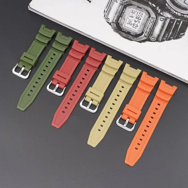 Ремешок для Casio SGW-100 Red SI фото 7