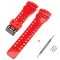 Ремешок для Casio G-Shock GA-100/110/120 Red-Glossy BK