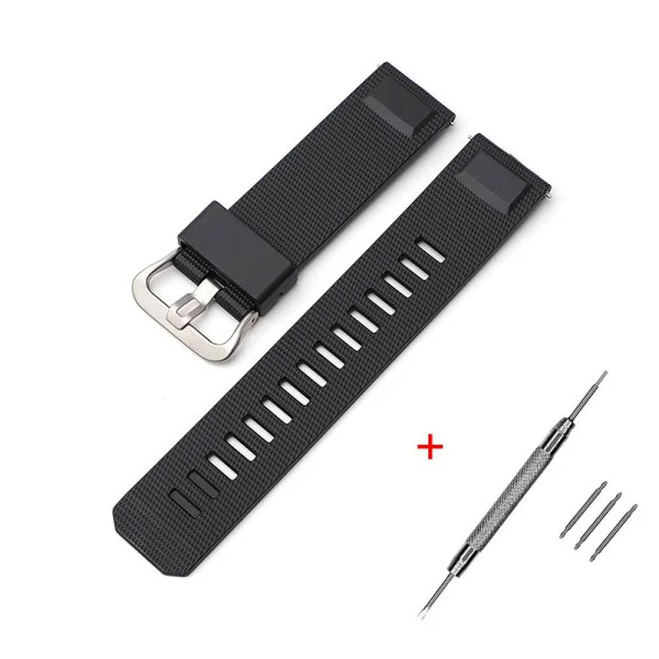 Ремешок для Casio Pro Trek PRW-6900Y Black SI фото 1