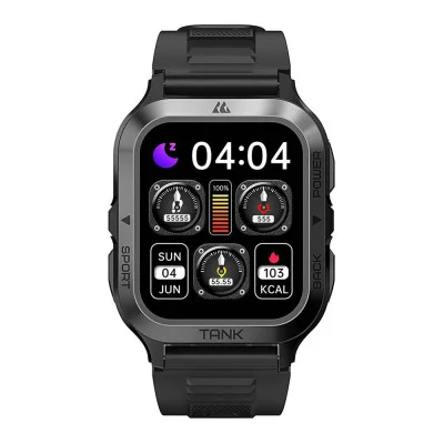 Спортивные Умные Часы Kospet Tank M2 Black + Спортивные Режимы, Водозащита, Звонки