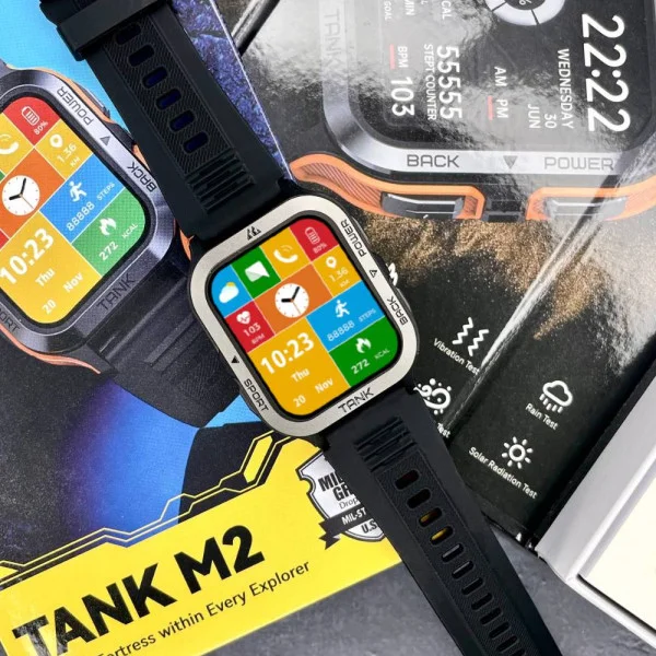 Спортивные Умные Часы Kospet Tank M2 Black + Спортивные Режимы, Водозащита, Звонки фото 15