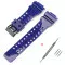 Ремешок для Casio G-Shock GA-100/110/120 Dark Blue-Glossy BK