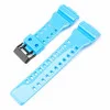 Ремешок для Casio G-Shock GA-100/110/120 Light Blue-Glossy BK фото 3