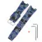Ремінець для Casio G-Shock GST-W300 Camo Dark Blue SI