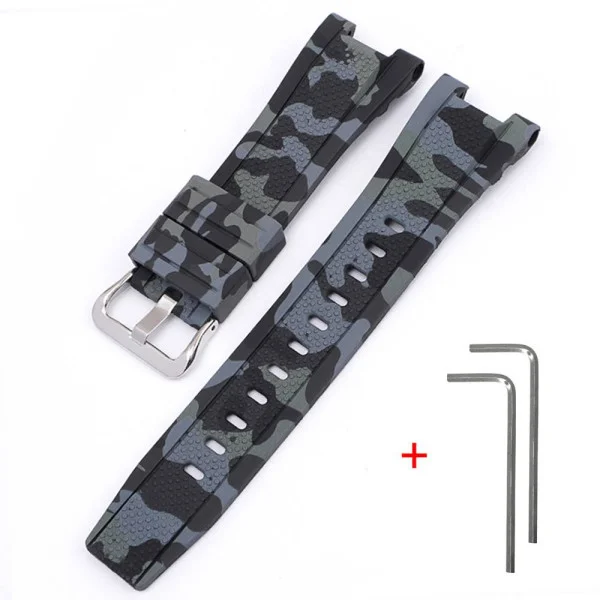 Ремешок для Casio G-Shock GST-W100G/W110/W130L/W300/W300G/S110/S100G/S300/S300G/S210B/B100/410G CCB фото 1