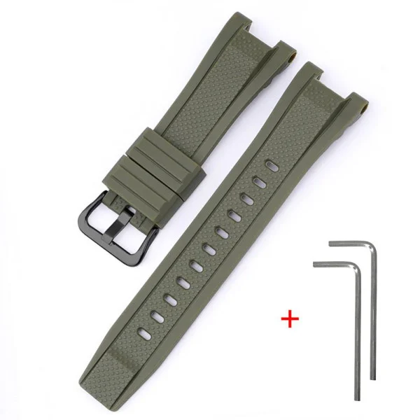 Ремешок для Casio G-Shock GST-W300 Army Green BK фото 1