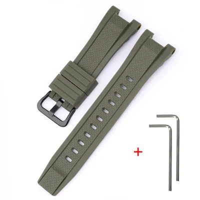 Ремешок для Casio G-Shock GST-W300 Army Green BK