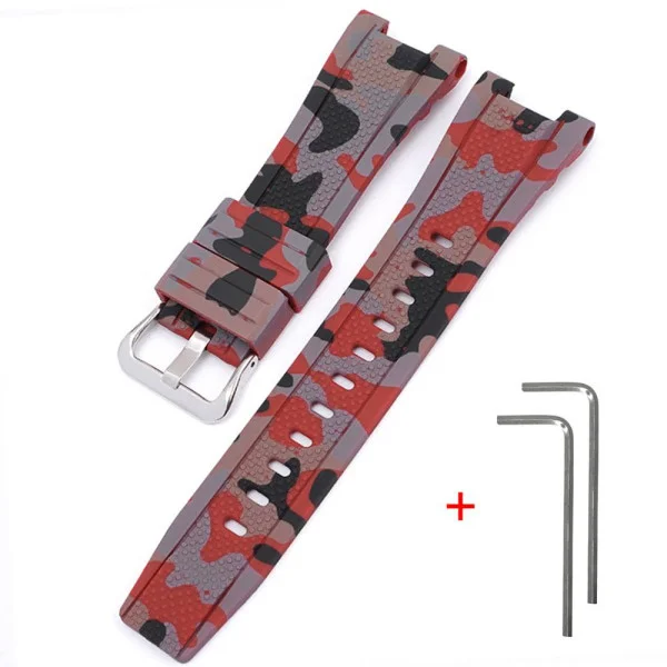 Ремешок для Casio G-Shock GST-W300 Camo Red SI фото 1