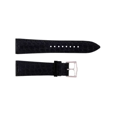 Шкіряний ремінець Premium 22х18 мм. Black