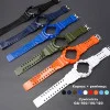 Ремешок + безель (рант) для Casio G-Shock GA-100 Black-Glossy SI фото 4