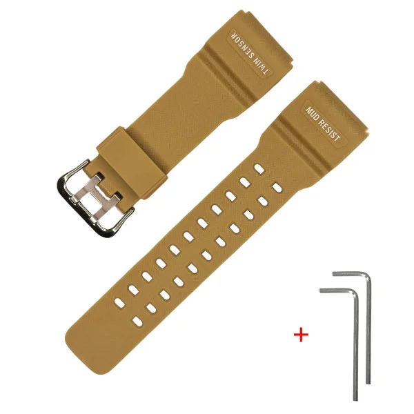 Ремешок для Casio G-Shock GG-1000/GWG-100/GSG-100 Beige SI фото 1