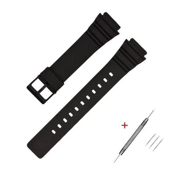 Ремешок для Casio MRW-200H 18mm All Black фото 1