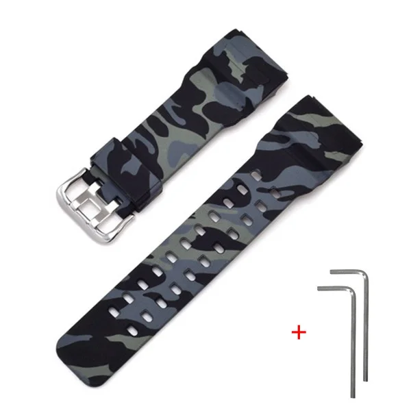 Ремінець для Casio G-Shock GG-1000/GWG-100/GSG-100 Camo Black SI фото 1