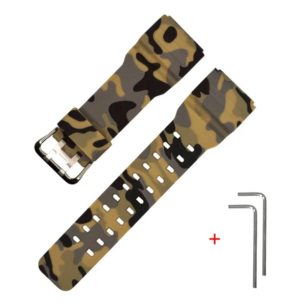 Ремешок для Casio G-Shock GG-1000/GWG-100/GSG-100 Camo Beige SI фото 1