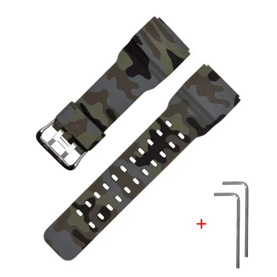 Ремешок для Casio G-Shock GG-1000/GWG-100/GSG-100 Camo Gray SI