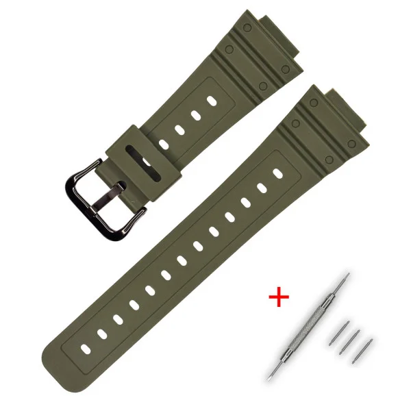 Ремешок для Casio G-Shock DW-5600 B Army Green BK фото 1
