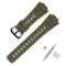 Ремешок для Casio G-Shock DW-5600 B Army Green BK