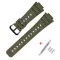 Ремешок для Casio G-Shock DW-5600 B Army Green BK