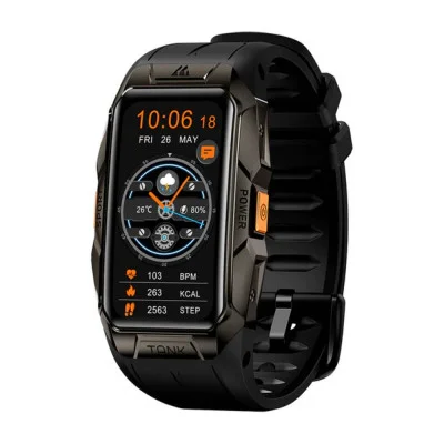Спортивные Умные Часы Kospet Tank X1 Black + Спортивные Режимы, Водозащита