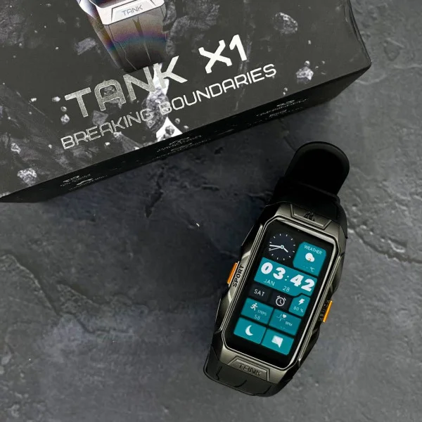 Спортивний Розумний Годинник Kospet Tank X1 Black + Спортивні Режими, Водозахист фото 3