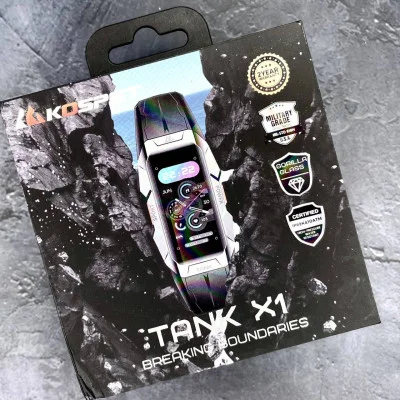Спортивные Умные Часы Kospet Tank X1 Black + Спортивные Режимы, Водозащита