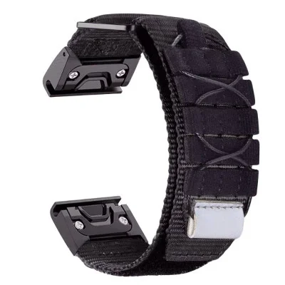Ремінець для годинника Nylon Pro for Garmin Black 22 мм