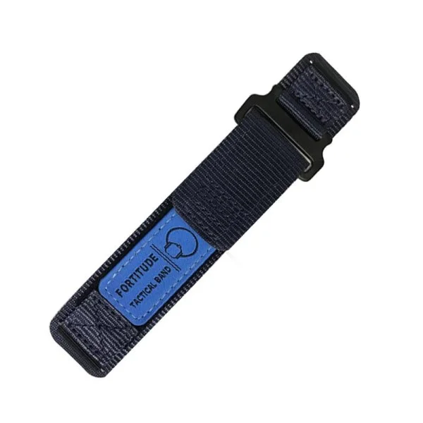 Ремінець для годинника Nylon Blue 20 мм фото 1