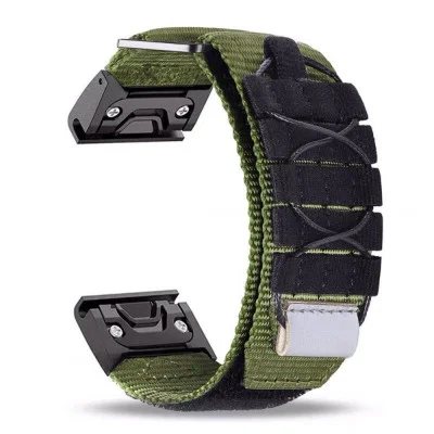 Ремінець для годинника Nylon Pro for Garmin Army Green 22 мм