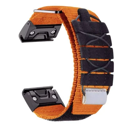 Ремінець для годинника Nylon Pro for Garmin Orange 22 мм
