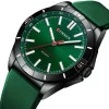 Чоловічий годинник Curren 8449 Black-Green фото 3