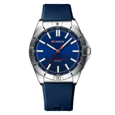 Чоловічий годинник Curren 8449 Silver-Blue