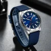 Мужские часы Curren 8449 Silver-Blue фото 4