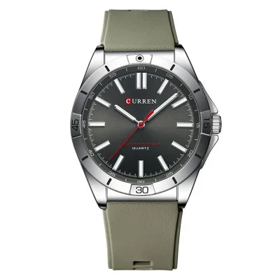 Чоловічий годинник Curren 8449 Silver-Black-Grey