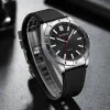 Чоловічий годинник Curren 8449 Silver-Black фото 3