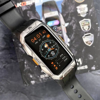 Спортивные Умные Часы Kospet Tank X1 Silver + Спортивные Режимы, Водозащита