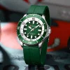 Чоловічий годинник Curren 8448 Silver-Green фото 5