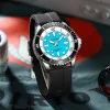 Мужские часы Curren 8448 Silver-Blue-Black фото 5
