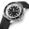 Мужские часы Curren 8448 Silver-Black фото 3