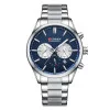 Чоловічий годинник Curren 8446 Silver-Blue фото 2