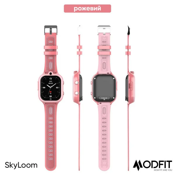 Розумний дитячий годинник Modfit SkyLoom All Black фото 13