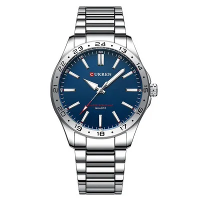 Чоловічий годинник Curren 8452 Silver-Blue
