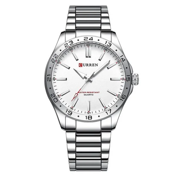 Чоловічий годинник Curren 8452 Silver-White фото 1