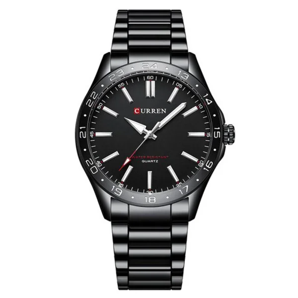 Чоловічий годинник Curren 8452 All Black фото 1