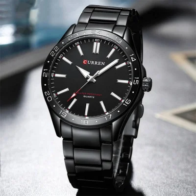 Чоловічий годинник Curren 8452 All Black