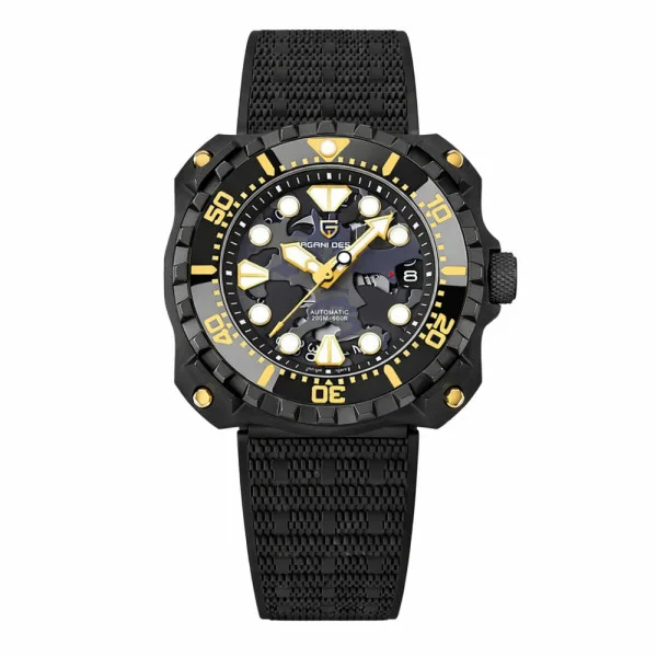 Чоловічий годинник Pagani Design PD-YN009 Black-Camo Blue фото 1
