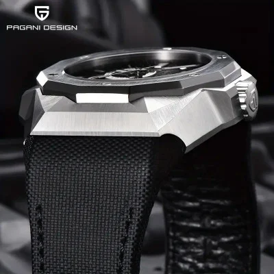 Мужские часы Pagani Design PD-YS010 Silver-Black-Black