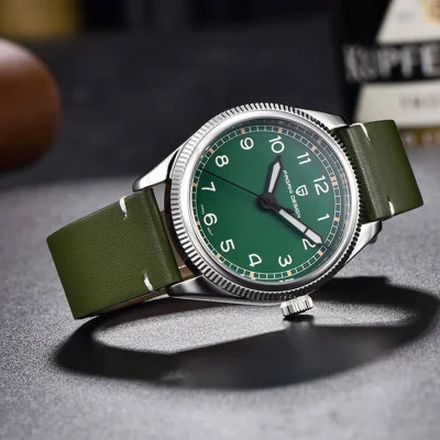 Чоловічий годинник Pagani Design PD-1765 Silver-Green-Green